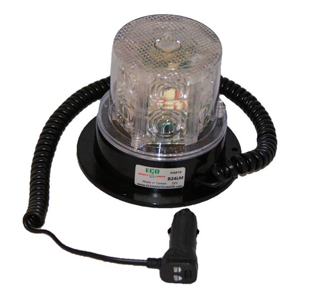LED Beacon Strobe Light, Magnetic Mount, 7241140